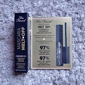 Brand New Too Faced Mascara Melt Off Cleansing Oil